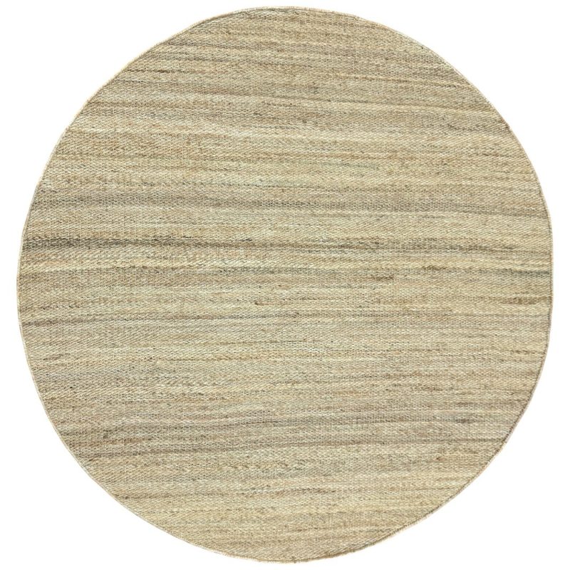 160 x 160cm Classic Natural Round Jute Rug
