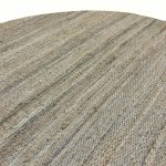 160 x 160cm Classic Natural Round Jute Rug - Image 4