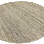 160 x 160cm Classic Natural Round Jute Rug - Image 5