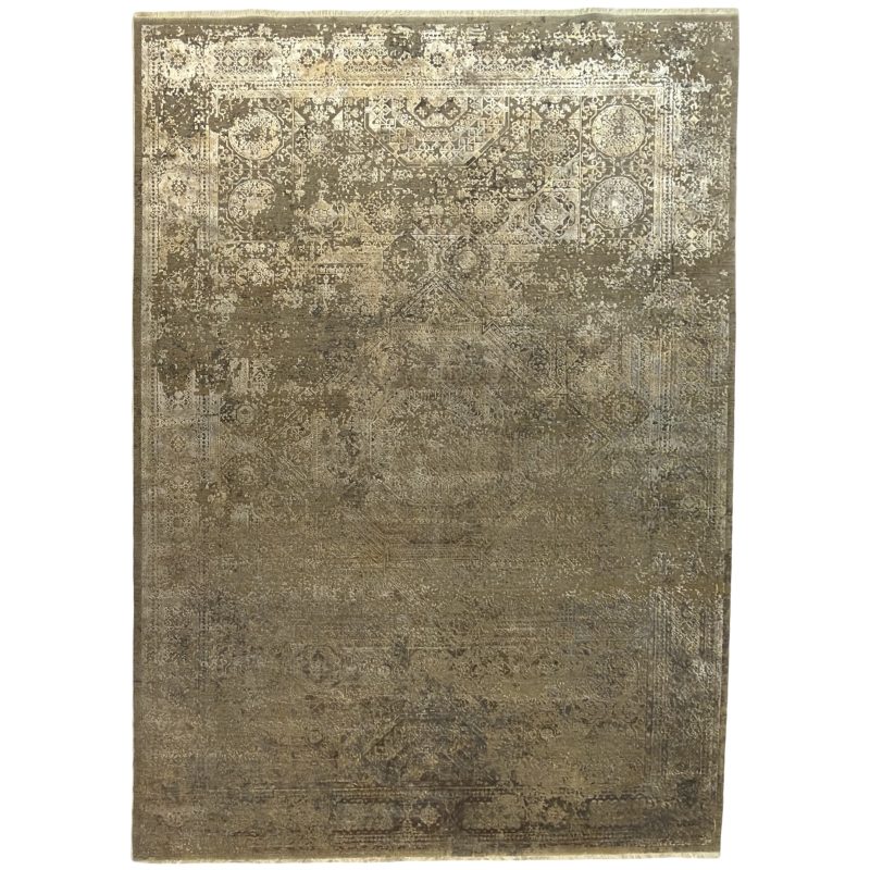 290 x 200cm Milat Agartha Antique Gold & Brown Vintage-Style Rug