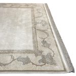290 x 200cm Milat Mirage Beige & Brown Silky-Feel Rug - Image 6