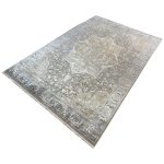 290 x 200cm Milat Aspendos Cream & Gold Vintage-Style Medallion Rug