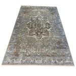 290 x 200cm Milat Aspendos Cream & Gold Vintage-Style Medallion Rug
