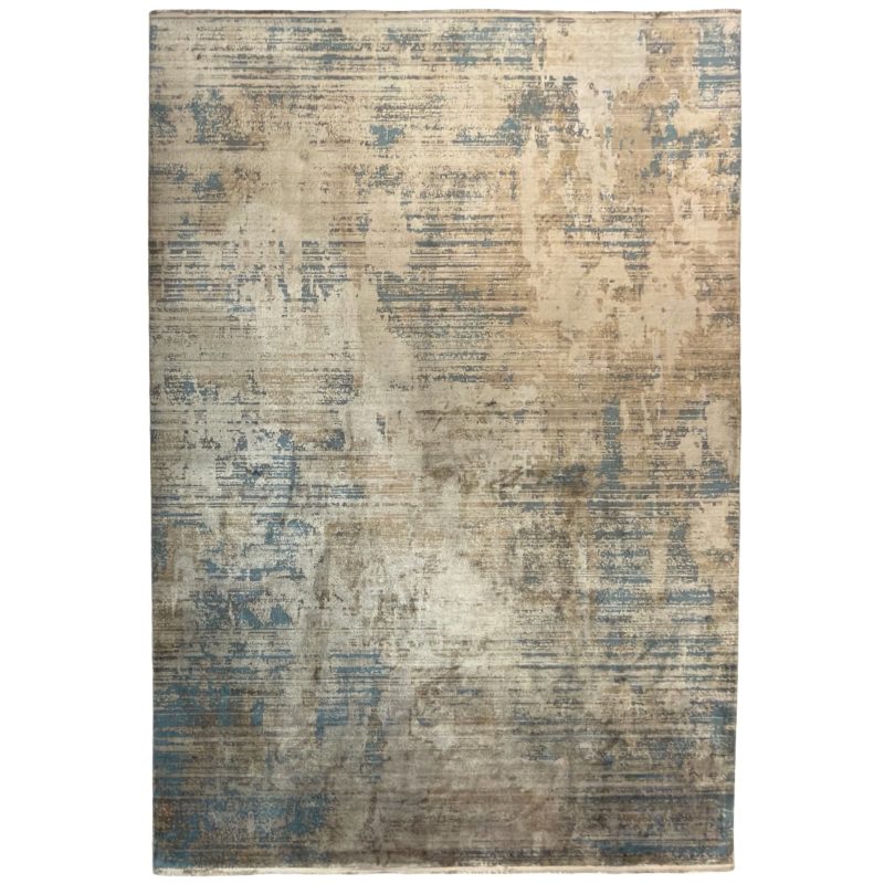 290 x 200cm Milat Setra Beige & Blue Abstract Rug