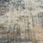 290 x 200cm Milat Setra Beige & Blue Abstract Rug - Image 5