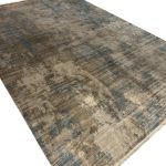 290 x 200cm Milat Setra Beige & Blue Abstract Rug - Image 4
