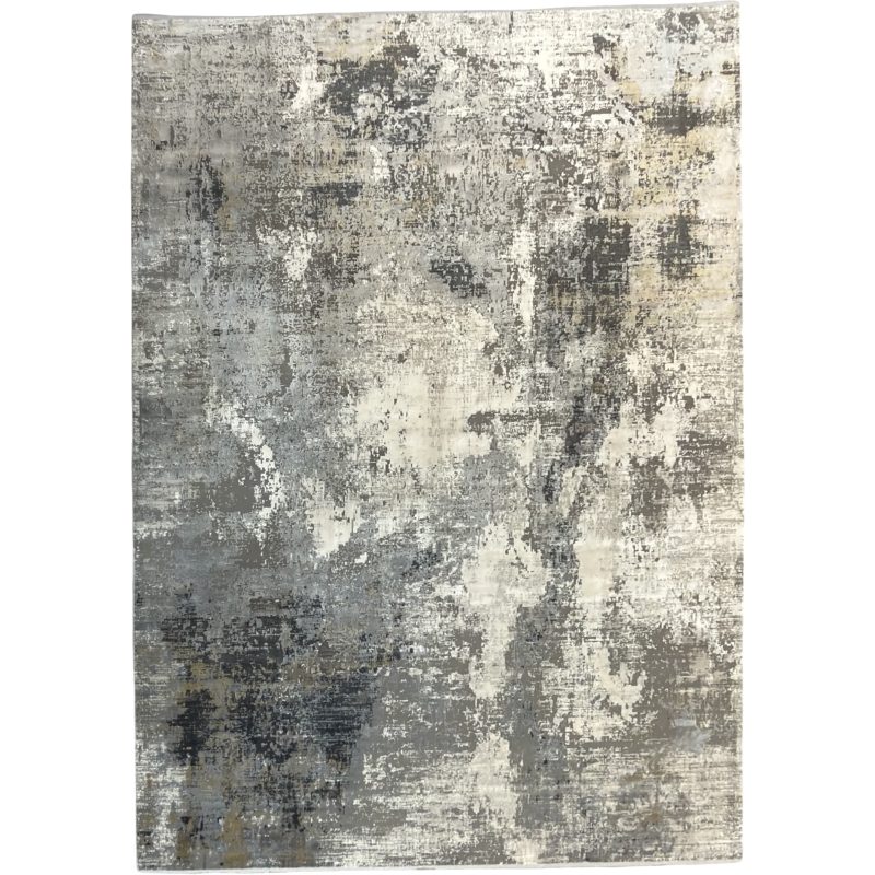 290 x 200cm Milat Aspendos Grey & Beige Abstract Rug