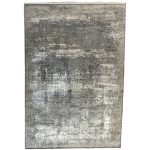 290 x 200cm Milat Aspendos Grey & Anthracite Distressed Rug