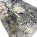 290 x 200cm Milat Aspendos Grey & Beige Abstract Rug