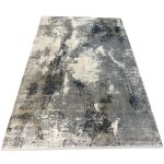 290 x 200cm Milat Aspendos Grey & Beige Abstract Rug - Image 2