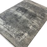 290 x 200cm Milat Aspendos Grey & Anthracite Distressed Rug - Image 2