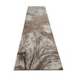300 x 80cm Beige & Ivory Contemporary Crackle Design Runner Rug