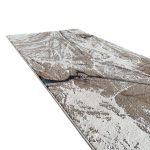 300 x 80cm Beige & Ivory Contemporary Crackle Design Runner Rug