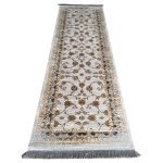 270 x 80cm Golden Garden in Soft Blue Base Runner Rug