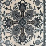 300 x 80cm Ivory & Grey Royal Garden Runner Rug - Image 4