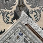 300 x 80cm Ivory & Grey Royal Garden Runner Rug - Image 9