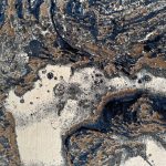 300 x 80 cm Grey, Beige & Navy Abstract Marble Runner Rug - Image 6