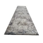 300 x 80cm Beige & Cream Cracked Stone Abstract Runner Rug