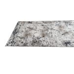 300 x 80cm Beige & Cream Cracked Stone Abstract Runner Rug - Image 7