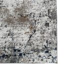 300 x 80cm Beige & Cream Cracked Stone Abstract Runner Rug