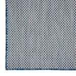 213 x 152cm Navy & Ivory Mini Diamond Pattern Indoor/Outdoor Rug - Image 6