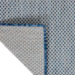 213 x 152cm Navy & Ivory Mini Diamond Pattern Indoor/Outdoor Rug - Image 7