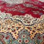 380 x 300cm Antique Hand Knotted Kork Wool Tabriz Paisley Rug - Image 5