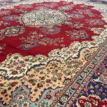 380 x 300cm Antique Hand Knotted Kork Wool Tabriz Paisley Rug - Image 7