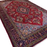 337 x 222cm Hand Knotted Vintage Weiss – Wool Persian Rug