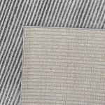 230 x 160cm Modern Ribbed Off-Grey Solid Textured Area Rug - Image 10
