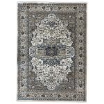 Heritage Vintage Persian Blue & Beige Medallion Rug