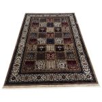 230 x 160cm Traditional Beige Panel Patchwork Persian Area Rug