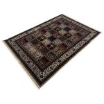 230 x 160cm Traditional Beige Panel Patchwork Persian Area Rug