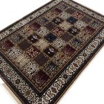 230 x 160cm Traditional Beige Panel Patchwork Persian Area Rug - Image 4