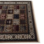 230 x 160cm Traditional Beige Panel Patchwork Persian Area Rug - Image 6