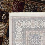 230 x 160cm Traditional Beige Panel Patchwork Persian Area Rug