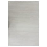 230 x 160cm Modern Ribbed Off-White Solid Textured Area Rug