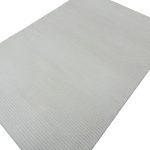 230 x 160cm Modern Ribbed Off-White Solid Textured Area Rug - Image 5