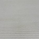 230 x 160cm Modern Ribbed Off-White Solid Textured Area Rug - Image 4