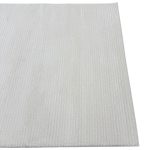 230 x 160cm Modern Ribbed Off-White Solid Textured Area Rug - Image 8
