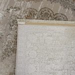 230 x 160cm Vintage Distressed Bronze & Beige Medallion Area Rug - Image 9