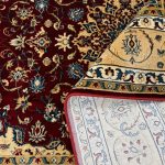 230 x 160cm Isfahan Sovereign Red Soft Rug - Image 7