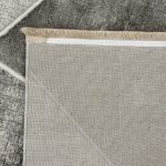 230 x 160cm Modern Geometric Charcoal & Silver Area Rug - Image 9
