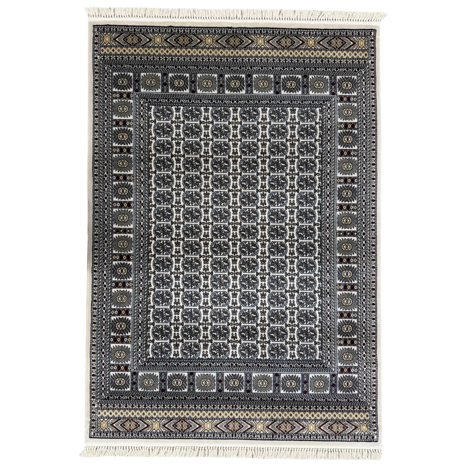 230 x 160 bbbb_19 230 x 160cm Classic Beige Bukhara Area Rug - Image 1