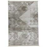 230 x 160cm Modern Geometric Beige Area Rug