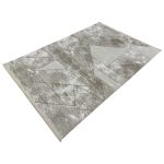 230 x 160cm Modern Geometric Beige Area Rug