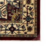 230 x 160cm Kazak Design Crimson Geometric Rug - Image 7