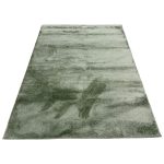 230 x 160cm Minimalist Solid Pistachio Green Rug