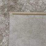 230 x 160cm Minimalist Weathered Patchwork Accent in Taupe & Ivory Rug - Image 8