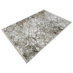 230 x 160cm Modern Curvilinear Lattice Textured Rug - Image 3